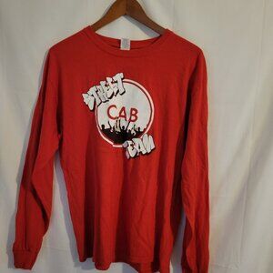 Unisex Long Sleeve Shirt Red Street Cab Team L